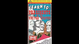 Learn to: Presidents of the united states vhs 1989