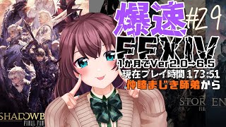 #29【FF14/漆黒編/5.4】6月中に最新パッチまで追いつくチャレンジ中！【カメラ近距離プレイ】