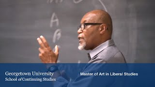Master of Arts in Liberal Studies at Georgetown University
