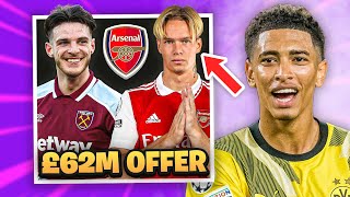 Arsenal £62 Million Offer To COMPLETE Mudryk Transfer! | Delcan Rice & Bellingham Signings?