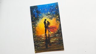 How to Paint Romantic Couple Step by Step for Beginners