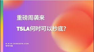 重磅周袭来，TSLA何时可以抄底？