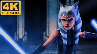 Ahsoka vs Maul |4K| (with Duel of the Fates, Battle of the Heroes & More) [Full Fight]