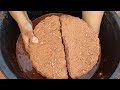 asmr soft Red Dirt Big chunks water Crumbling yummy taxture