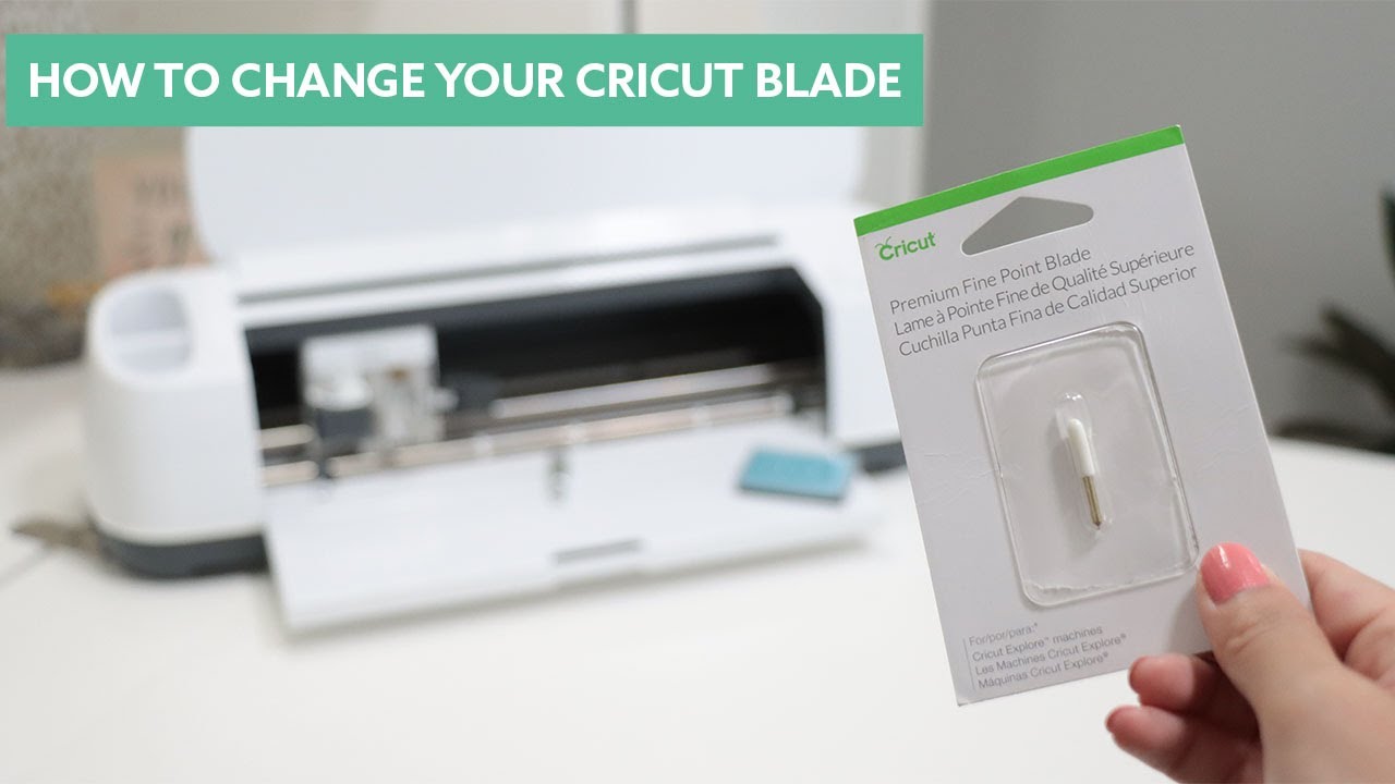 Cricut - How To Change Your Cricut Fine Point Blade - YouTube