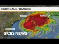 Hurricane Francine on path to make landfall in Louisiana Wednesday