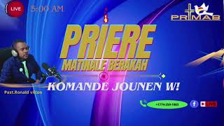 Prière matinale BERAKAH ,past Ronald Vilton / Mercredi 25 Decembre 2024.