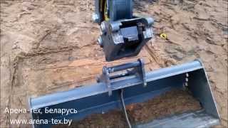 Быстрая смена ковшей мини-экскаваторов Wacker Neuson - EASY-LOCK