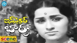 Inspector Bharya Movie Scenes - Krishnam Raju Express His Love To Chandrakala || Raja Babu