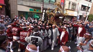 29年 文京区本郷 櫻木神社(櫻木天神）大祭 本社神輿五年振り立派な渡御。