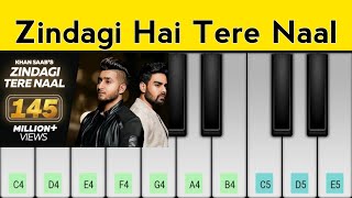 Zindagi Hai Tere Naal Piano Tutorial | Khan Saab ft. Pav Dharia