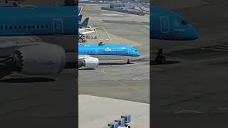 KLM Boeing 787.  KSFO.  #sanfrancisco #787