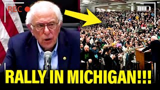 WOW! Bernie TEARS Trump to SHREDS at MICHIGAN RALLY