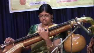 Veena Anjani on [2-3] 6-9-14 VEENA  MAHOTSAVAM at NaradaGanaSabha.