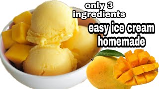 3பொருள் போதும் ice cream ready,how to make mango ice cream in Tamil recipe,homemade ice cream,Abbiya