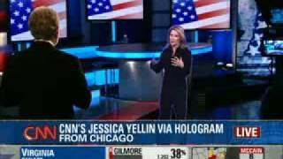 CNN Shows Off Hologram Technology - Presidential Election