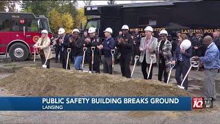 Lansing officials break ground on new public safety, district court facility