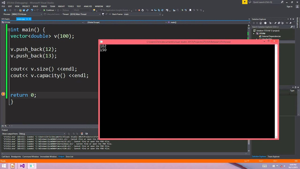 C Stl Vector Vs List Youtube