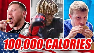 SIDEMEN 100,000 CALORIES IN 24 HOURS CHALLENGE (USA EDITION)