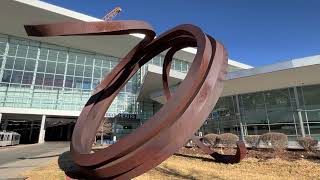 INDETERMINATE LINE BY BERNAR VENET AT DENVER CONVENTION CENTER