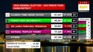 வன்னி மாவட்ட முடிவுகள் சுருக்கம் | 2024 பொதுத் தேர்தல் | ADV கணிப்புகள்
