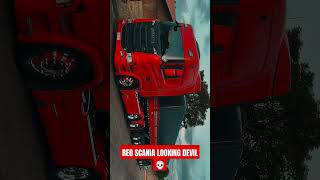 SUPER SCANIA LOOKING DEVIL 👿 IN RED ♥️ COLOUR #scaniav8 #scania #scaniatruck #scaniav8power #youtube