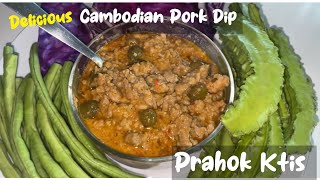 Cambodian Prahok Ktis / Savory Pork Dip