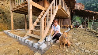 Full video: 30 days to build concrete floors, build water tanks and bathrooms with cement-farm life