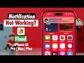 Fix Notification Not Working on iPhone 16/16 Pro Max! [How to Fix Not Showing]