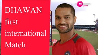 Shikhar Dhawan First International T20 Match | India vs West Indies I