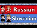 SLAVIC: RUSSIAN & SLOVENIAN