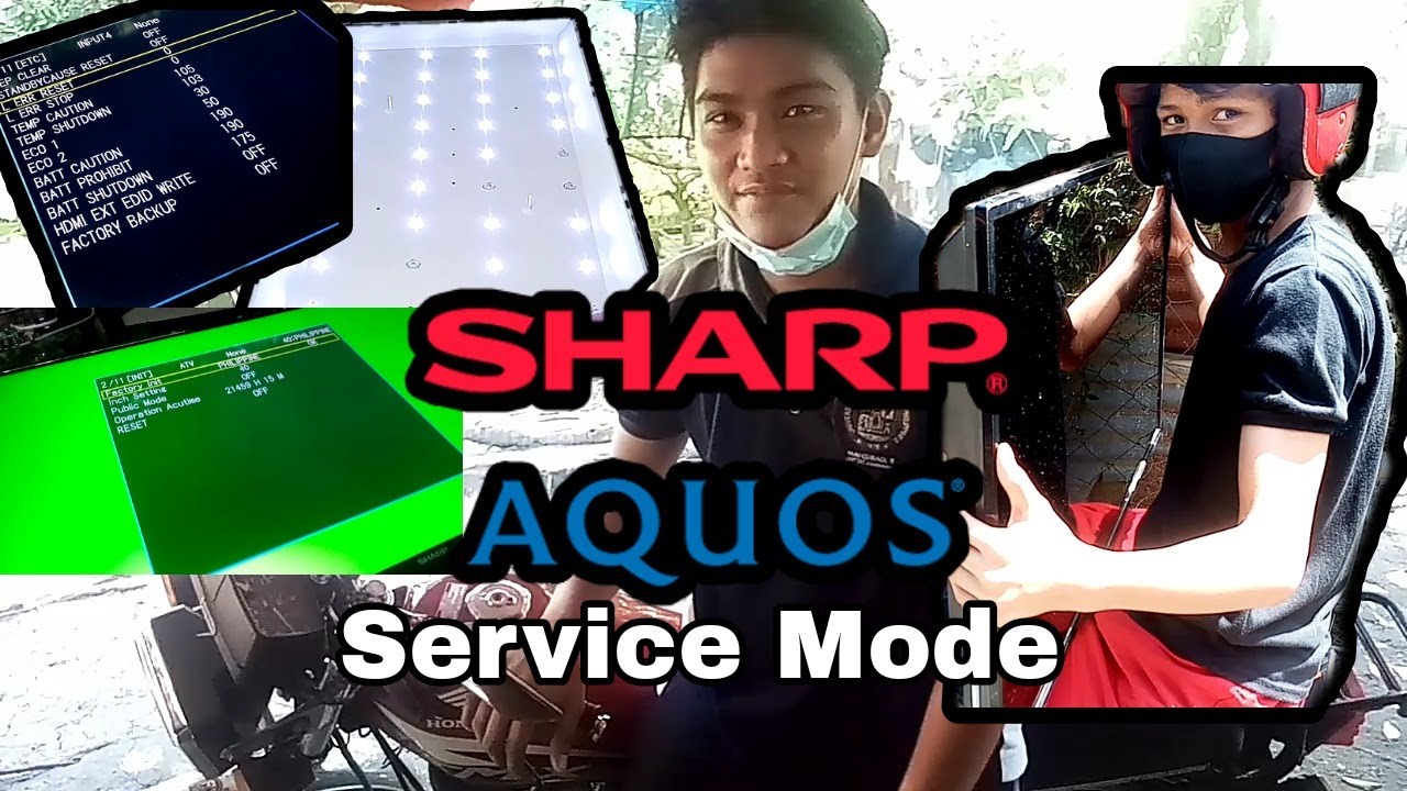 Sharp Aquos 40 Led Tv Red Blicking Problem How To Open Service Mode ёяшк