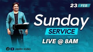 Sunday Service Live Message By Bro.D.Jestin (23.02.2025) (SS2508)