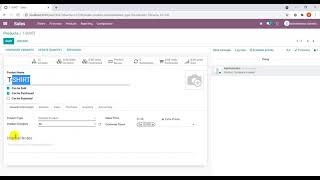 Odoo V14| Product Attribute and variants