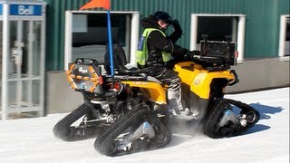 Tracked All terrain vehicles (ATV quad bikes) Camoplast Tatou 4S - winter snow mountain