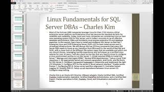 Linux Fundamentals for SQL Server DBAs