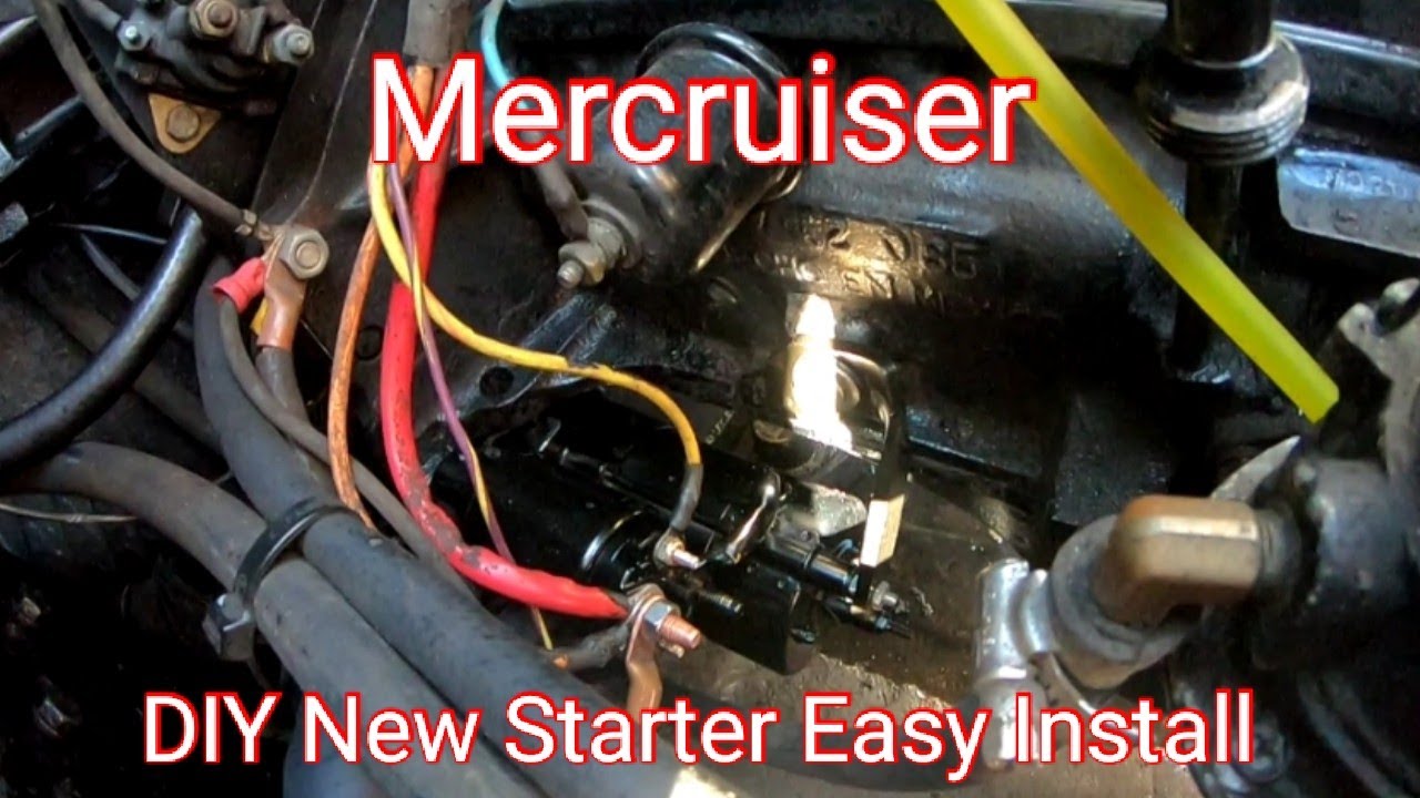 Wiring Diagram Starter Motor Mercruiser 5