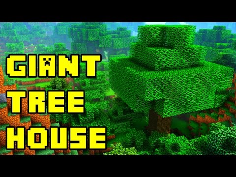 Minecraft Giant Tree House Tutorial