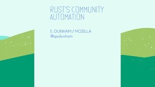Rust's Community Automation - CodeConf 2016