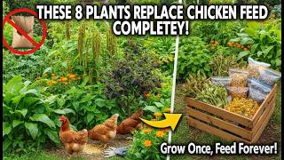 THESE 8 PLANTS REPLACE CHICKEN FEED COMPLETELY! Grow Once, Feed Forever!
