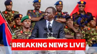 BREAKING LIVE🔴President Ruto Urgent SERIOUS Statement On DRC Congo Escalating Crisis