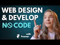 Designing & Developing a Website Without Coding! Full Process Using the Figma to Framer HTML Plugin