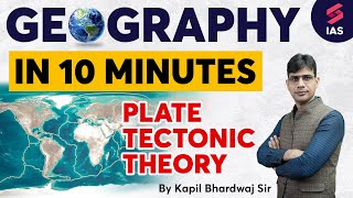 Plate Tectonic Theory - UPSC Geography in 10 Minutes | Geography for UPSC CSE | Kapil Bhardwaj sir