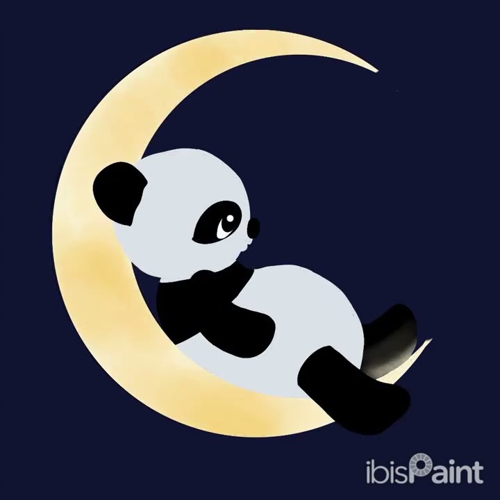 Panda Ibispaint Digitalart Hobby Timelapse Illustration Youtube