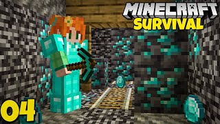 Mining for Diamonds - Minecraft 1.18 Let's Play Survival #4