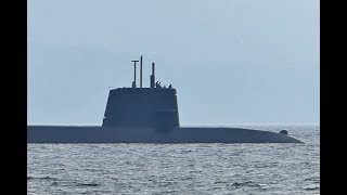 海上自衛隊おやしお型潜水艦＠鹿児島音響測定所試験海域