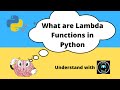 what are lambda/anonymous functions in python : Python basics series for beginners video 11