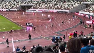 みんなでつなごうリレーフェスティバル2024 U16男子4X100mR予選5組　滋賀