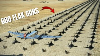 I filled an entire runway with flak guns and tried to land on it AGAIN V3 | IL-2 Sturmovik Crashes