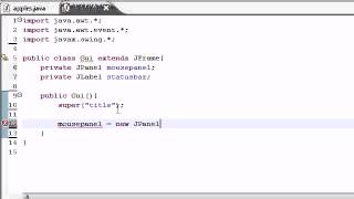 Part 74: Java Programming Tutorial - Mouse Events .